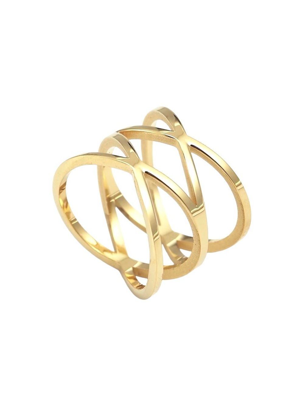 Gilded Grit Gold Infinity Statement Ring